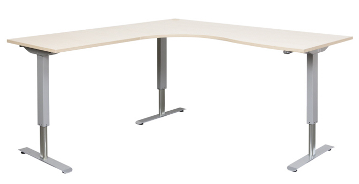 Sähköpöytä kulma mallinen